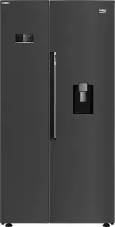 Amerikaanse koelkast 91cm 576l nofrost zwart - beko - GN163241DXBRN