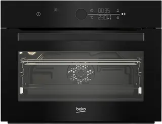 Beko BBCM17400B - Inbouwoven - Zelfreinigend Stoom - Grill - Zwart - 48 l - Ontdooifunctie - Draaiknop - Touch