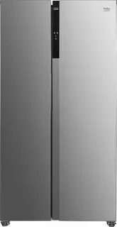 Side by Side koelkast - BEKO - GNO5323XPN - Geventileerd koud - Klasse D - 532 L - 177 x 91 x 67 cm - RVS