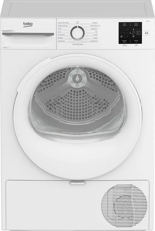 Beko BM3T3822NW wasdroger Vrijstaand 8 kg