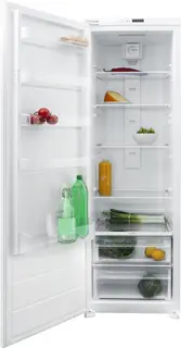 Inventum IKK1785S 178 cm energiezuinige inbouw koelkast - Koeler - 294 liter - Stil - Fresh Cooling - Superkoelen - Vershoudlade - Sleepdeur - Wit