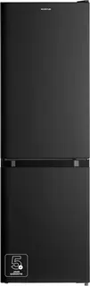 Inventum KV1500B Low Frost energiezuinige koel-vriescombinatie - 150 cm hoog - 174 liter - Energielabel D - Vrijstaand - Zwart