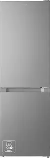 Inventum KV1500S Low Frost energiezuinige koel-vriescombinatie - 150 cm hoog - 174 liter - Energielabel D - Vrijstaand - Zilver