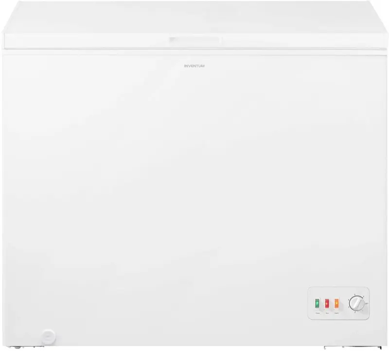 Inventum VK1285W Low Frost energiezuinige grote vrieskist - 300 liter - 128,5 cm breed - Energielabel C - Geschikt voor garage tot -15°C - Ledverlichting - Diepvrieskist - 2 opbergkorven - Wit