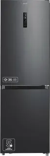 Inventum KV1851B No Frost energiezuinige koel-vriescombinatie - 185cm hoog - 334L - Zeer stil: 35 dB - Superkoelen - Supervriezen - Vrijstaand - Zwart