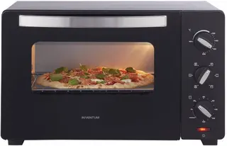 Inventum OV307B Vrijstaande oven - 30L - Hetelucht - Draaispit - 100-230°C - 5 ovenstanden - Zwart