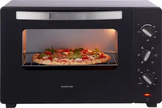 Inventum OV457B Vrijstaande oven - 45L - Hetelucht - Draaispit - 100-230°C - 5 ovenstanden - Zwart