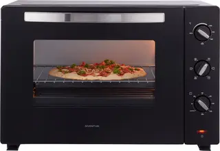 Inventum OV607B Vrijstaande oven - 60L - Hetelucht - Draaispit - 100-230°C - 5 ovenstanden - Zwart