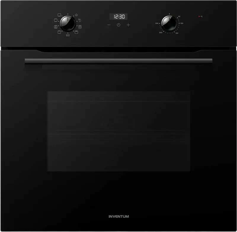 Inventum IOH6070GK Inbouwoven - 70L - Hetelucht/Airfry & Grill - 60cm - 50-250°C - 8 standen - Zwart