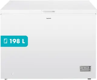 Tomado TCF1981W - Vrieskist - 198 liter - Super vriezen - Low frost - Energielabel D - Wit