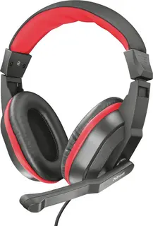 Headphones with Microphone Trust 21953 Red Black
