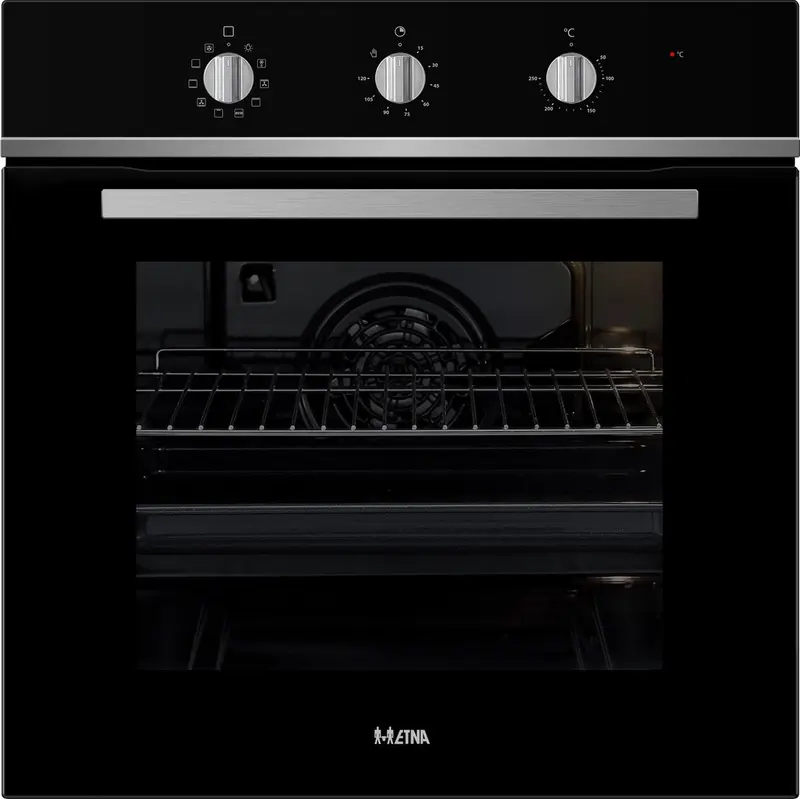 ETNA OM165ZT - inbouwoven - 60 cm - 65 Liter - 5 insteekniveaus - ovenverlichting - mechanische timer met uitschakelfunctie - 5 insteekniveaus
