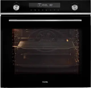 ETNA OM470ZT - Oven multifunctioneel - nis 60 cm - Zwart - Push-Pull Trendlijn design - Inhoud 72 liter - Timer - Turbo hetelucht