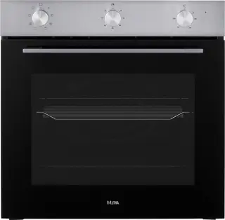 ETNA OM265RVS - Inbouwoven - RVS/Zwart