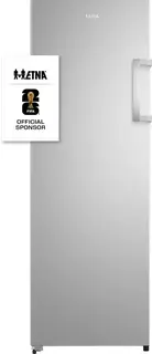 ETNA VV172NRVS - Vrijstaande vriezer - Geschikt voor schuur tot -15°C - No-Frost - 172 cm hoog - RVS/RVS look - Energielabel C - Multi Flow 360-technologie - FastFreeze - 5 lades + 2 schappen