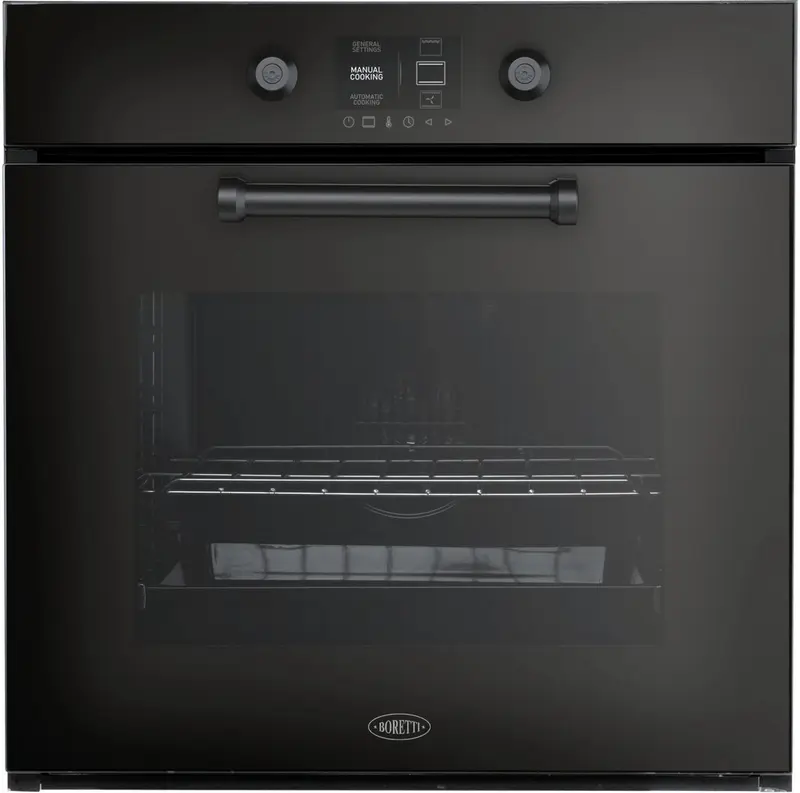 Boretti MLBX60ZW Bakoven 60cm, 11 functies, 65L, TFT-Knob control, ZW