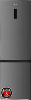 Frilec BONN388-NFD-040AIN - Koelvriescombinatie - Zuinig A-Label - 201 cm Hoog - Display - Fast Freeze - 35db - 5 Jaar Garantie - 377L - No Frost - Inox