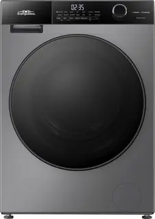 Everglades EVWM71412AG Zuinige Wasmachine - 7KG Laadvermogen - A Klasse - Stoomfuncties - Koolborstelloze Motor - 72dB - Titanium Grijs - 5 Jaar Garantie