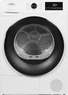 Everglades EVHP7055DW - Warmtepompdroger - Arctic White - D-Klasse 109kWh - 7KG - 15 Programma's - Einduitstel - 5 Jaar Garantie