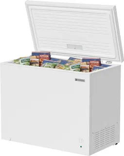 KitchenBrothers Vrieskist - 293L - Diepvrieskist - Tot -15 Graden Omgevingstemperatuur - Vrijstaande Vriezer - Incl. Mand - Wit
