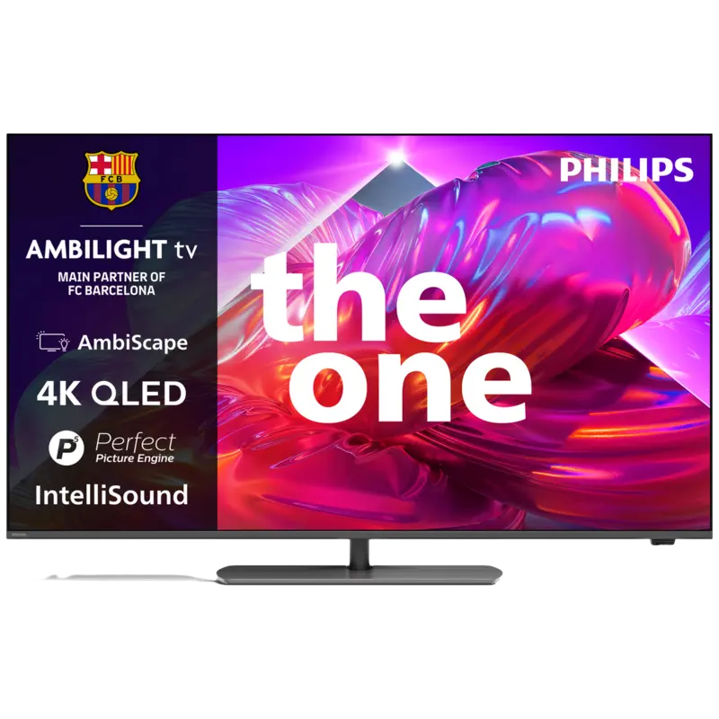 PHILIPS 43PQS9001/12 Ambilight TV (The One) (2026) - Ultra HD 4K - QLED-tv - 43 inch