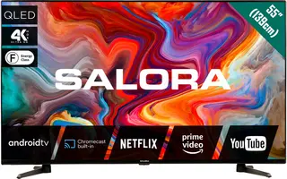 Salora 55QLEDTV - 55 Inch Smart TV - 4K TV - Smart TV - Televisie - QLED - Zwart - 2025