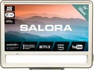 Salora CUBE24 - 24 inch Smart TV - Uniek Design Smart TV met Android - Televisie