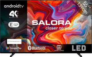 Salora SMART55TV - Smart tv 55 inch - 4K UHD - Smart TV - Televisie - 55 inch smart tv - Tv - 2025 model
