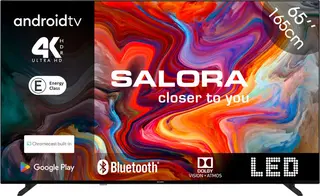Salora SMART65TV - Tv 65 inch - Smart TV - 4K TV - Android TV - Smart tv 65 inch - TV - 65 inch smart tv - 2025 model