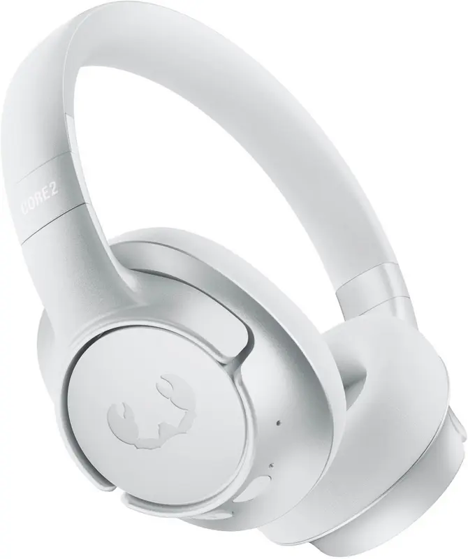 Fresh 'n Rebel Clam Core 2, Draadloze Bluetooth Koptelefoon met Microfoon, 70 uur Speeltijd, Rijk en helder geluid, Verbind 2 apparaten tegelijk, Personal Sound App, Bekabeld luisteren via USB-C (Ice Grey)