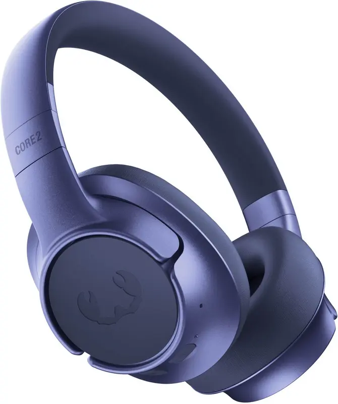 Fresh 'n Rebel Clam Core 2, Draadloze Bluetooth Koptelefoon met Microfoon, 70 uur Speeltijd, Rijk en helder geluid, Verbind 2 apparaten tegelijk, Personal Sound App, Bekabeld luisteren via USB-C (Berry Red)
