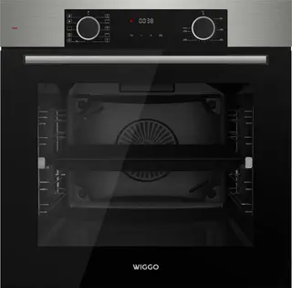 Wiggo WO-BFA610X - Inbouw heteluchtoven – 73L – Airfryer – Hetelucht – Soft Close – Telescooprails – Roestvrijstaal – Energieklasse A