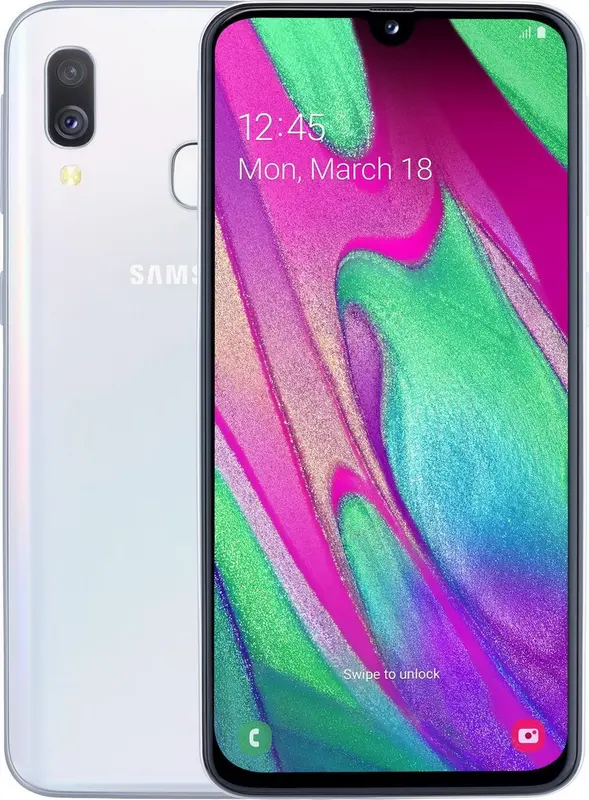 Samsung Galaxy A40 - 64GB - Wit