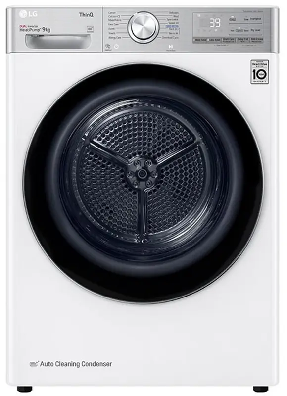 LG RH90V9AV2QR - Warmtepompdroger - 9 kg