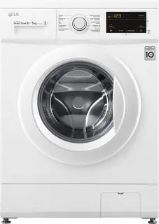 LG GD3M108N3 - 8/5 kg Was-droogcombinatie met Direct Drive motor - Beste zorg met 6 Motion
