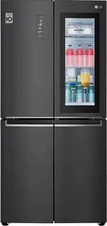 LG GMQ844MC5E amerikaanse koelkast Vrijstaand 530 l E Zwart