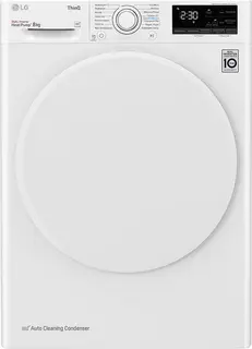 LG RH80V3AV0N - wasdroger - 8 kg - Wit