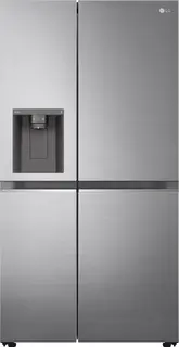 LG GSLV71PZTD.APZQEUT amerikaanse koelkast Vrijstaand 635 l D Metallic, Zilver