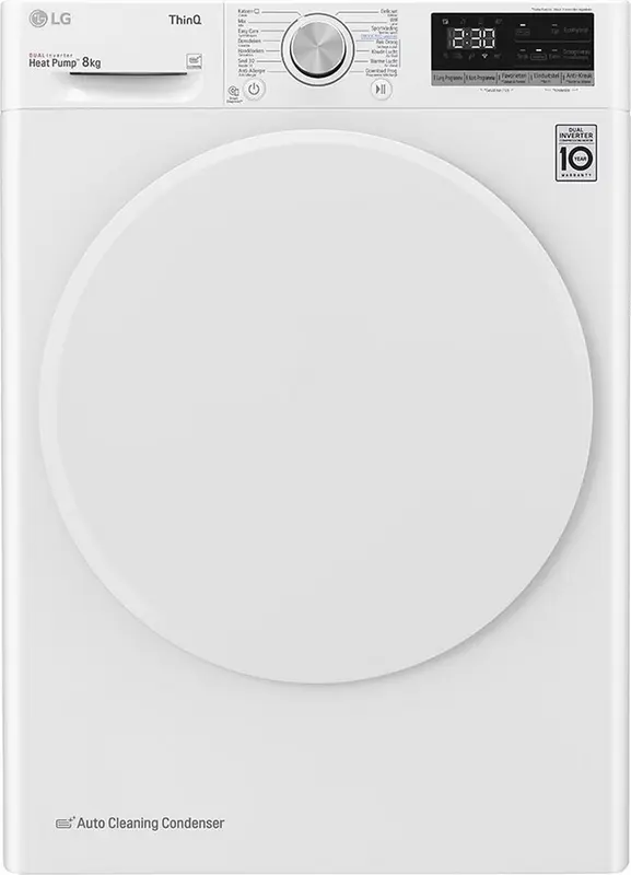LG | RH80V5AV0N - Warmtepomdroger - 8 kg