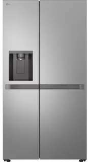 LG GSLC41PYPE Amerikaanse koelkast 641L met water- en ijsdispenser zonder leidingwerk - SpacePlus icemaker - LinearCooling voor stabiele versheid - ruime 641L inhoud voor gezinnen en stille. Energieklasse E