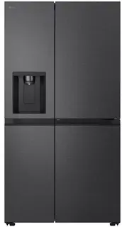 LG GSJC41EPPE, Vrijstaand, Amerikaanse deur, Zwart, Metallic, 2 deur(en), LED, Binnenin