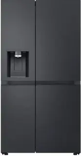 LG GSLE91EVAC Amerikaanse koelkast 628L met water- en ijsdispenser zonder leidingwerk - UVnano (99,99% bacteriën) - DoorCooling+ voor sneller koelen - ThinQ slimme bediening, stille en zuinige Smart Inverter. Energieklasse C