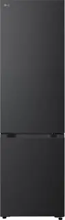 LG GBBS726CEV Koel-vriescombinatie 375L - Zwart - Energieklasse C - DoorCooling voor gelijkmatige koeling - Fresh Balancer voor optimale versheid - Stille Smart Inverter Compressor en ThinQ wifi bediening