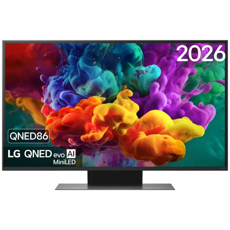 LG Evo AI 43QNED86B6B - Ultra HD 4K - Mini-led-tv - 43 inch - 2026