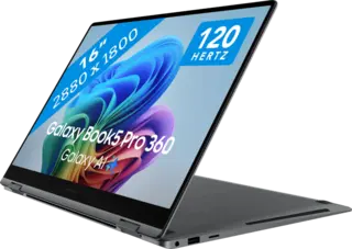 Samsung Galaxy Book5 Pro 360 2024 - Intel Core Ultra 7 256V - 16 inch - 16 GB / 512 GB - Grijs