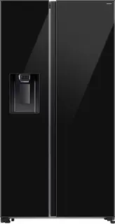Samsung RS70F64KEBEO - amerikaanse koelkast - SpaceMax Side by Side - Zwart glas - E klasse