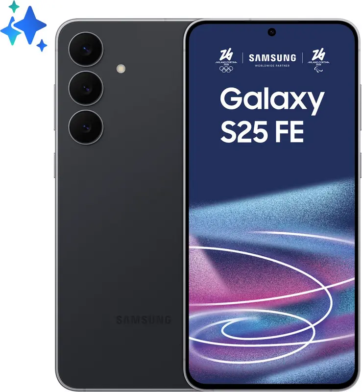 Samsung Galaxy S25 FE 5G 17 cm (6.7") Dual SIM USB Type-C 8 GB 128 GB 4900 mAh Zwart