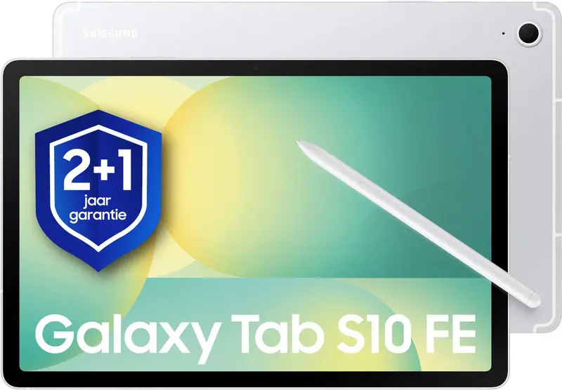 Samsung Galaxy Tab S10 FE - WiFi - 256GB - Silver + 1 jaar extra garantie