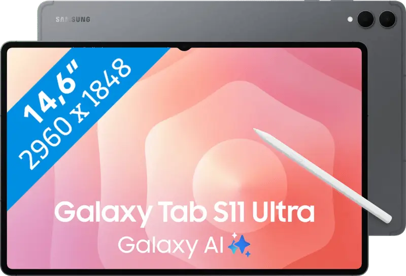 Samsung Galaxy Tab S11 Ultra 14,6 inch 1TB Wifi Grijs