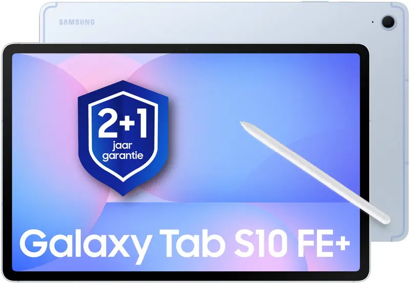 Samsung Galaxy Tab S10 FE Plus - Wi-Fi - 256GB - Blue + 1 jaar extra garantie